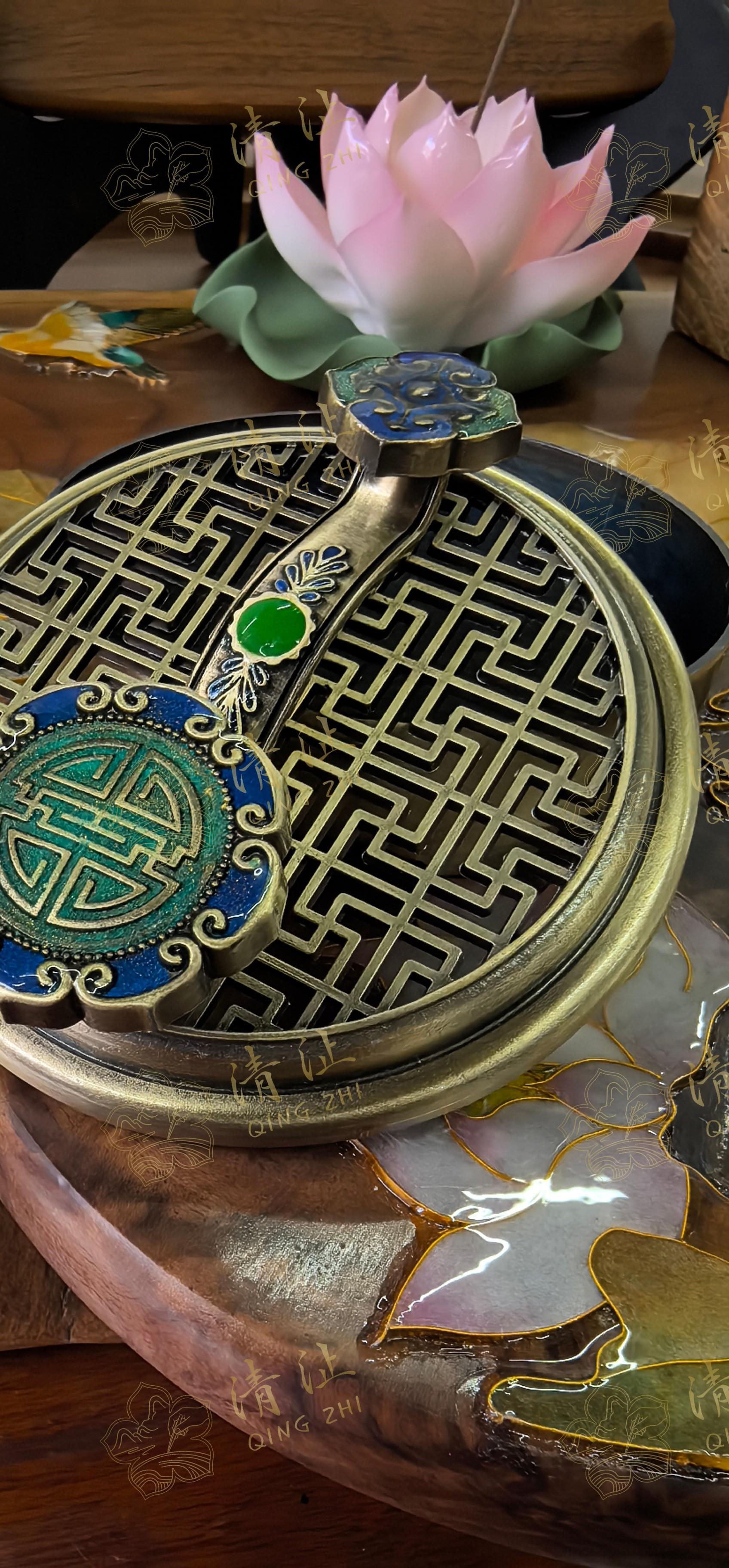  Hand-Crafted Filigree Enamel Incense Burners | Luxury Wellness & Aromatherapy Decor