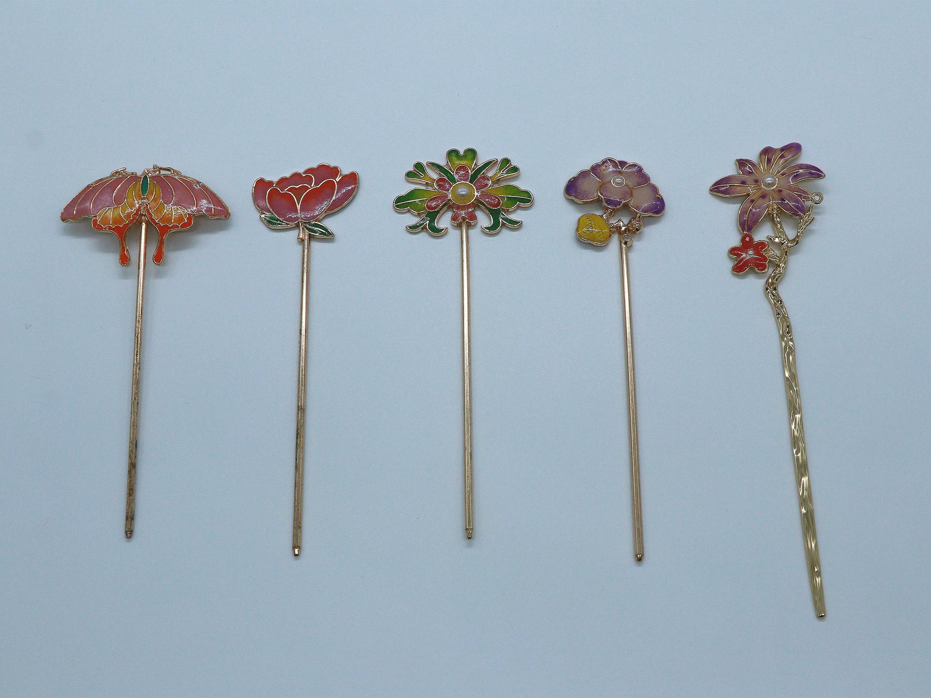 Oriental Heritage Hairpins  | Authentic Chinoiserie Fashion Accessories